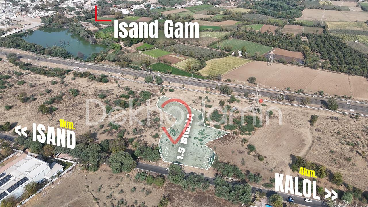 Land for Sale Kalol Isand Main Road