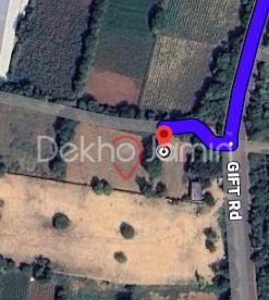 2.5 Bigha for sale at gift-city, Prime 2 Road Corner Location