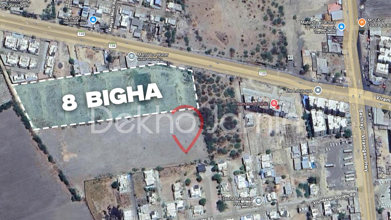 8 Bigha Land Sale in Viramgam