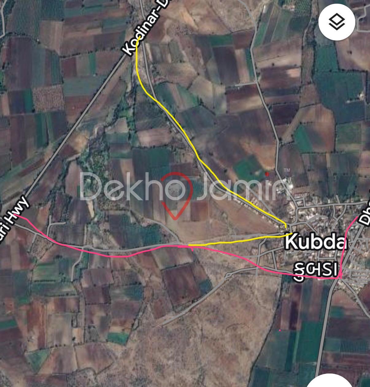 10.5  Vigha Agriculture Land for Sell in Kubda , Dhari