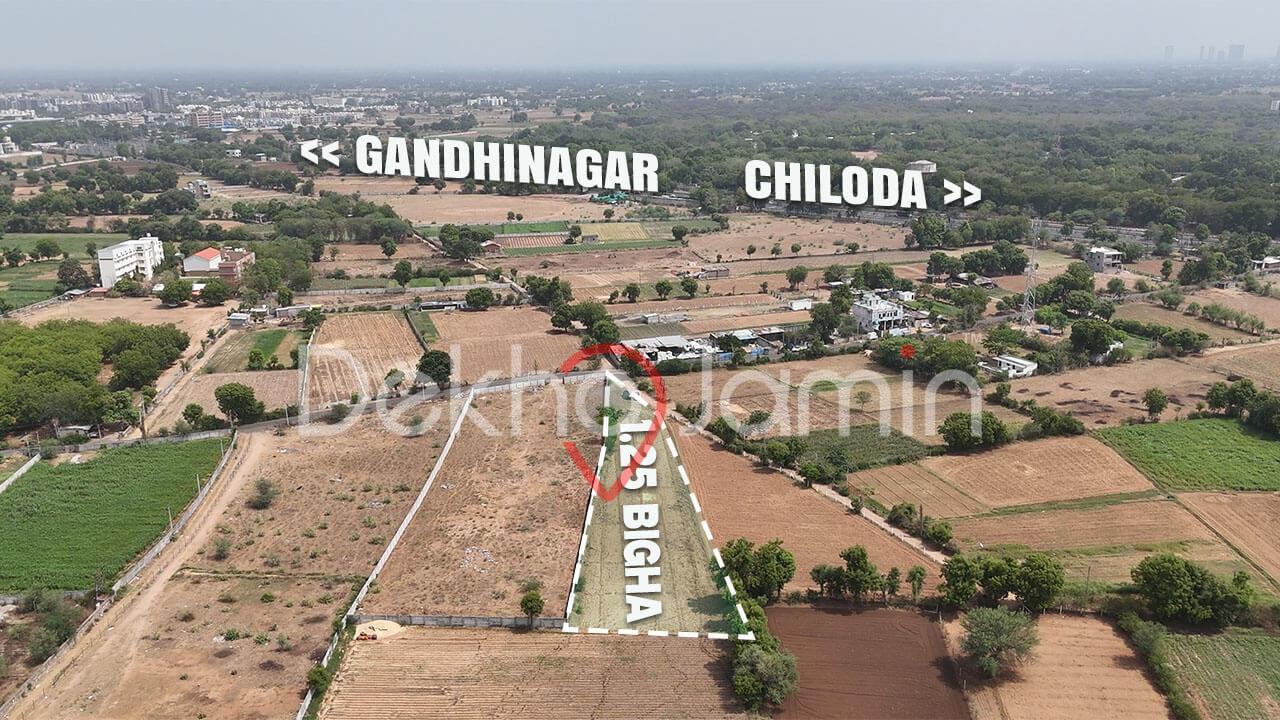 Land Sale for Farmhouse near Gandhinagar