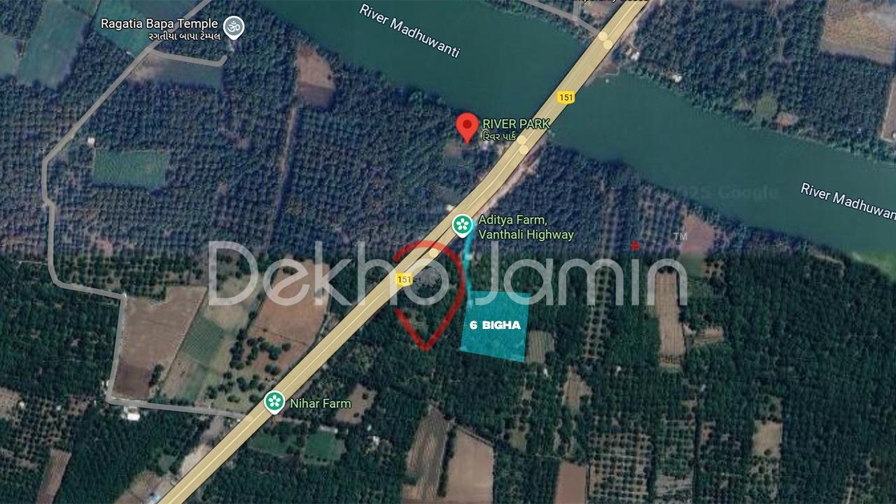 6 Vigha Agriculture Land For Sell In Vanthali