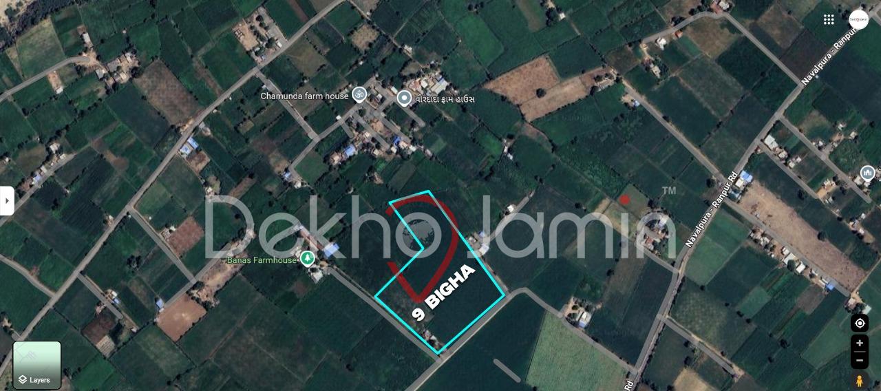 9 Vigha Agriculture Land For Sell In Vadli Farm deesa
