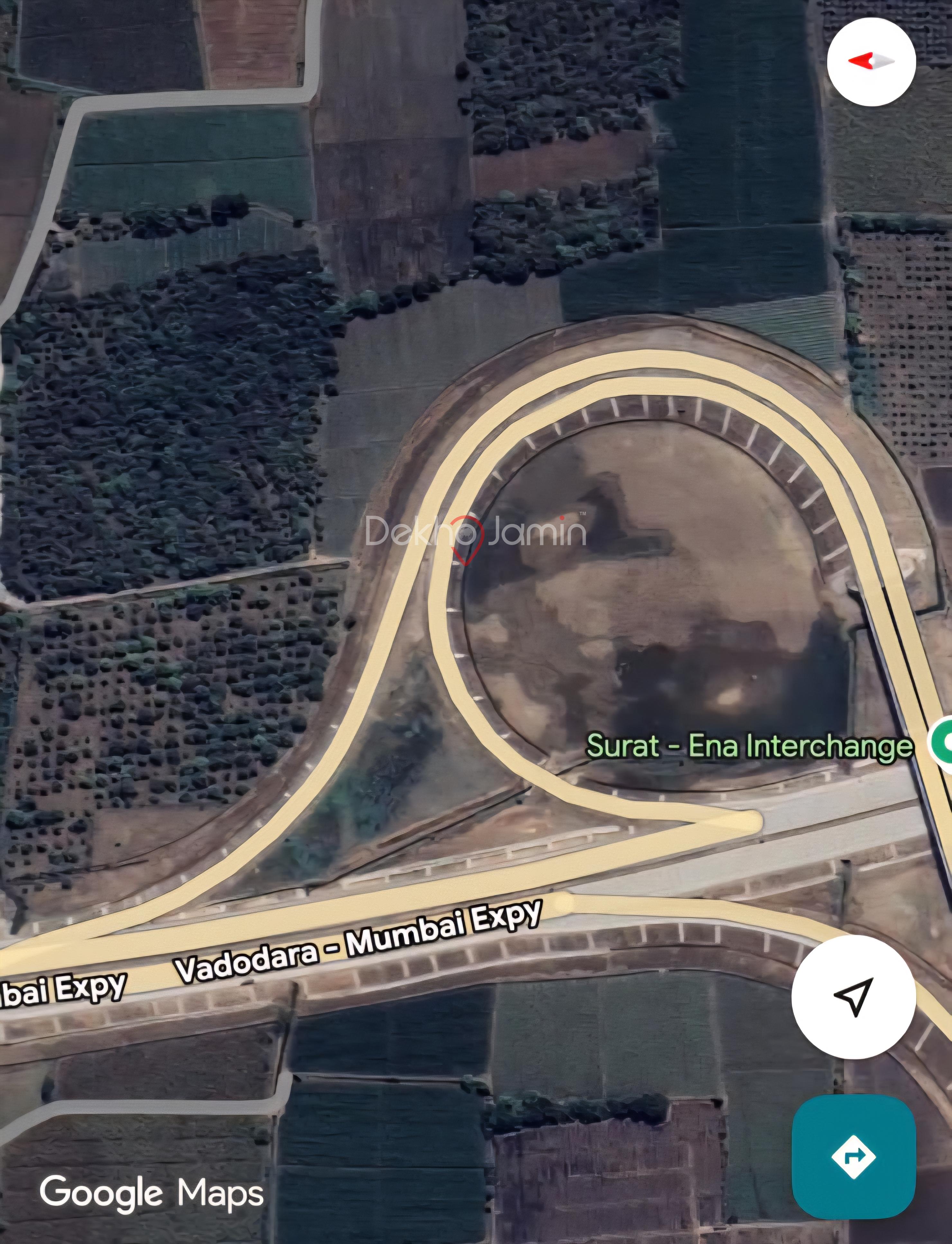 Delhi-MumbI Express highway facing 12 vigha agricultural land for sale in Tundi gam. Near Ena gam.