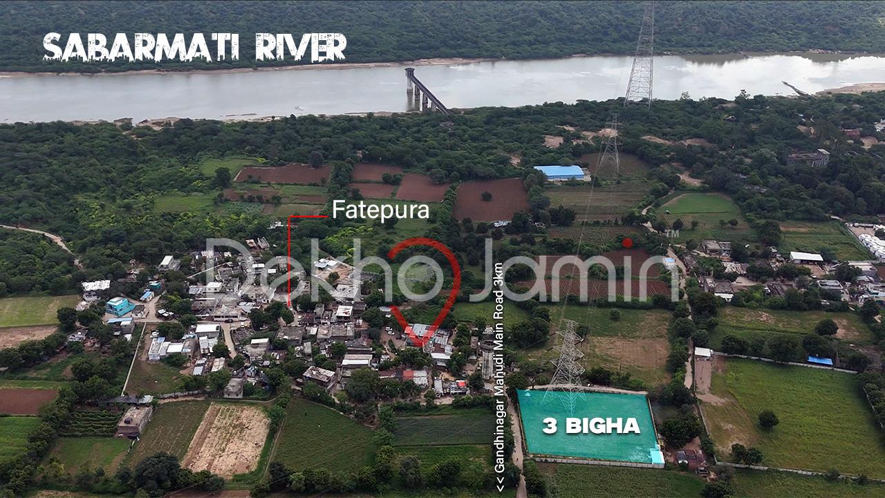 3 Vigha Farm House Sale in Fatepura Gandhinagar
