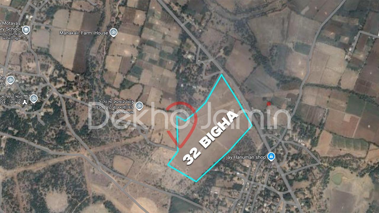 32 Vigha Agriculture Land For Sell In Samdhi Palanpur