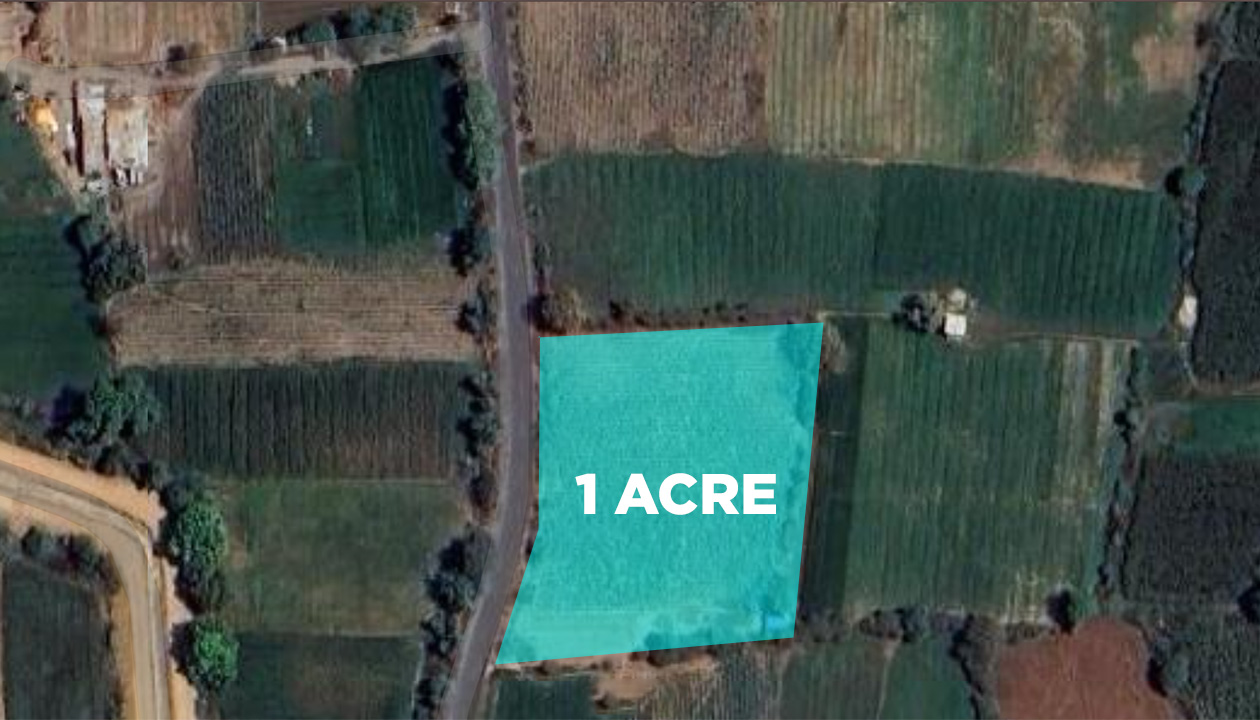 1 Acre Agricultur Land for Sale Charangam salavada Lunawada Road Touch