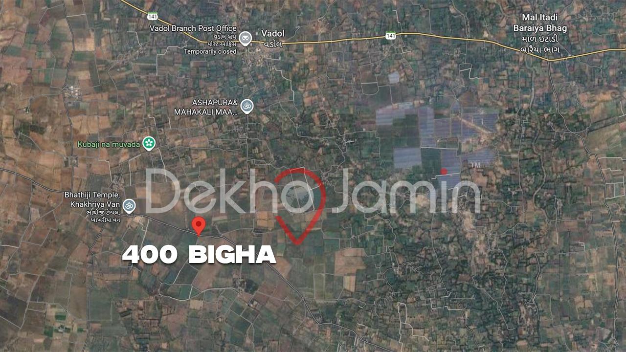 400 Vigha Agriculture Land For Sell In Fagvel