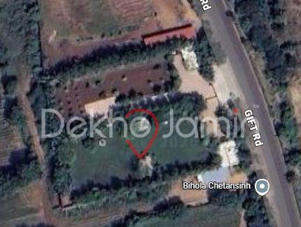 3 bigha for sale on main road Gift City